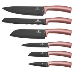 Набор ножей 6 предметов Berlinger Haus I-Rose Edition BH-2557