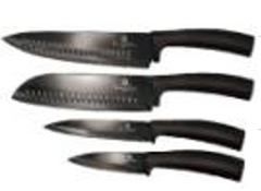 Набор ножей 4 предмета Berlinger Haus Metallic Line SHINY BLACK Edition BH-2647