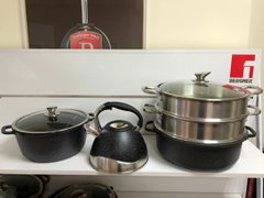 Набор посуды 7 предметов Wellberg WB-3317