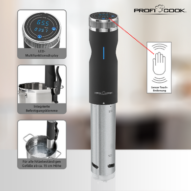 Аппарат Су-Вид Profi Cook PC-SV 1126 Sous Vide Cooker (800 Вт, 7-8 л/мин)  1126 фото
