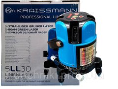 Лазерний рівень Kraissmann 5 LL 30 (зелений промінь)