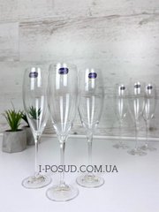Набор бокалов для шампанского 6 шт Bohemia Lenny 210 мл 40861 210