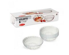 Набір салатної чаші 24 предмети Atlantis 120 мм в технічній упаковці Pasabahce 10248-sl