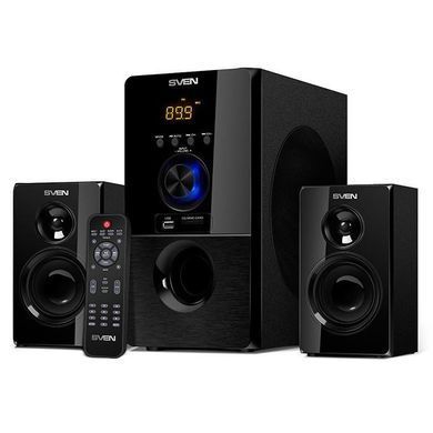 Акустична мультимедійна система SVEN MS-2050 Black (55 Вт, Bluetooth, USB/SD, FM-радіо) MS-2050 Black фото