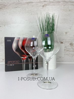 Набор бокалов для вина 2 шт. 350 мл Bohemia Amoroso 40651 350