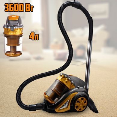 Пылесос циклонный Domotec Turbo Brush (HEPA-фильтр, без мешка) MS-4408 фото