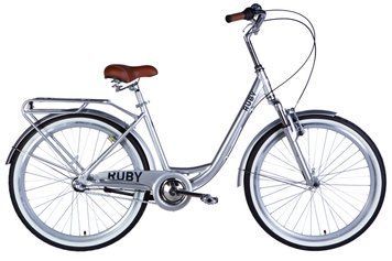 Велосипед AL 26" Dorozhnik RUBY PH рама-17" світло-сріблястий 2025 OPS-D-26-307 фото