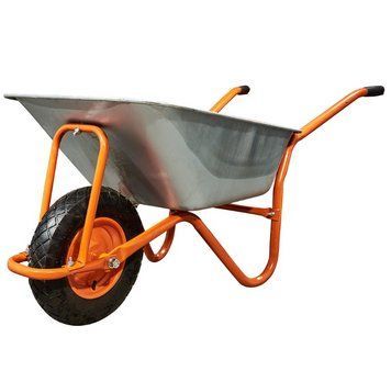 Тачка строительная Vitals 100/150-4m одноколесная Грузоподъемность 160 кг (Объем 90 л) 194491 фото