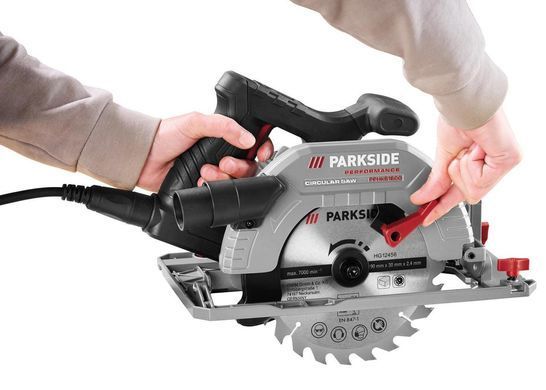 Ручная циркулярная дисковая пила (циркулярка) Parkside PPHKS 1800 A1 (1800 Вт, &Oslash;190 мм) PPHKS 1800 A1 фото