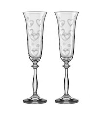 Набор бокалов для шампанского 2 шт. 190 мл Bohemia Angela 40600 190 C5775