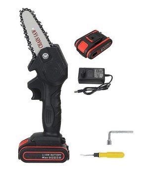 Аккумуляторная цепная мини-пила Mini Electric Chainsaw, сучкорез для обрезки деревьев, 1 АКБ 2 А&middot;ч G7896 фото