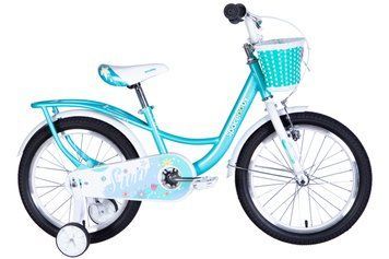Велосипед ST 18" SPACE KID SUN BH рама-10" бірюзовий 2024 крила, крило пер., крило зад., корзина OPS-SK-18-012 фото