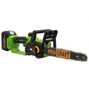 Пила цепная аккумуляторная Procraft PKA34 5000 об/мин 6м/с 2 шины + 2 цепи - 254/304 мм, (без АКБ/ЗУ) 30342 фото