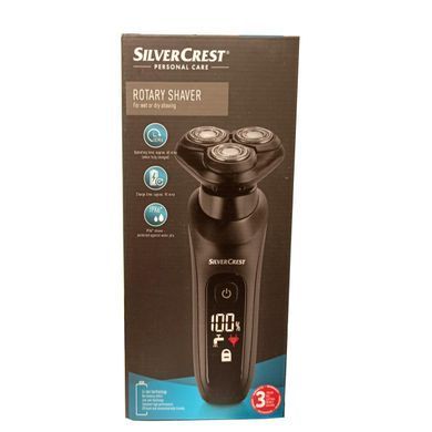 Роторна бритва Silver Crest SRR 3.7 E6 (IPX6, 60 хв роботи, LED-дисплей) SRR 3.7 E6 фото