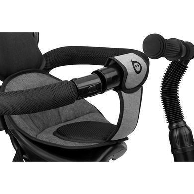 Дитячий триколісний велосипед Momi IRIS Grey з батьківською ручкою і капюшоном 4070 фото