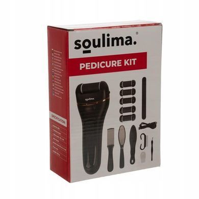 Электрическая пилка для ног Soulima 23220 (беспроводная, 6 роликов, зарядка USB) 23220 фото