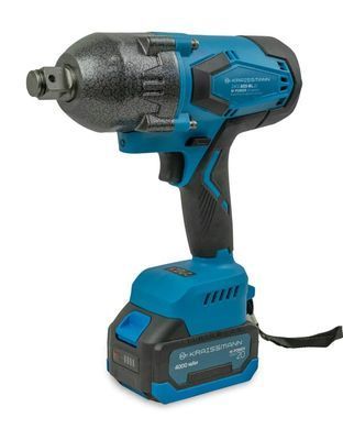 Ударный гайковерт KRAISSMANN 2402 ASS-BL 20/2 MP (крутящий момент 1400 Нм, 3/4'', две АКБ по 4Ач, зарядное устройство, кейс) 2402 ASS-BL 20/2 MP фото