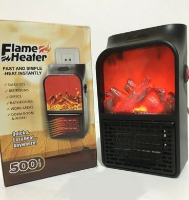 Обігрівач із ефектом живого полум'я (функція нічника) Flame Heater 4000981821 фото