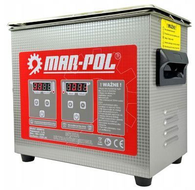 Промышленная ультразвуковая мойка Mar-Pol M90074 (3,2 л, 120 Вт, 40 кГц) M90074 фото