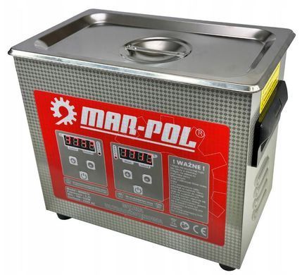 Промышленная ультразвуковая мойка Mar-Pol M90074 (3,2 л, 120 Вт, 40 кГц) M90074 фото