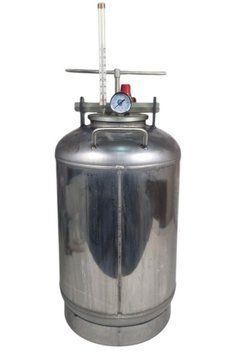 Автоклав винтовой газовый ЛАН 36л. (нержавеющая сталь, 24 банок * 0,5 л.) Ав-24НВ фото