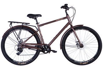 Велосипед ST 28" Dorozhnik COMFORT MALE DD FR рама-20" коричневий 2025 OPS-D-28-476 фото