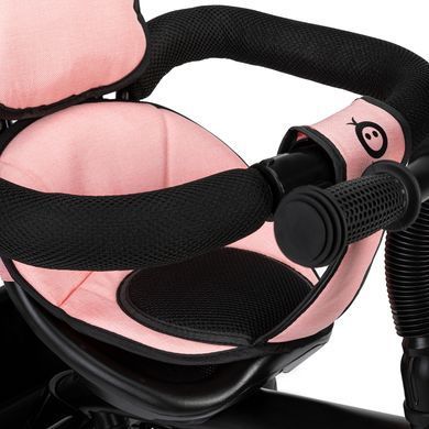 Детский трехколесный велосипед Momi TELDE Pink с родительской ручкой и капюшоном 4909 фото