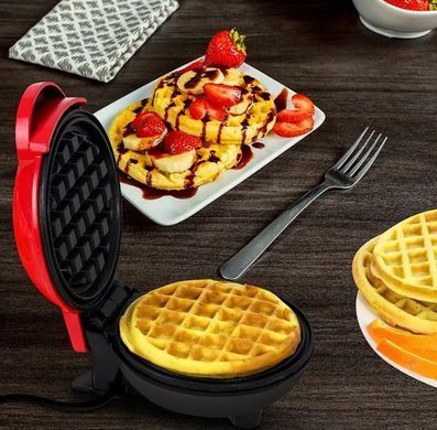 Міні-вафельниця для бельгійських вафель Mini Waffle Maker MRK32 фото