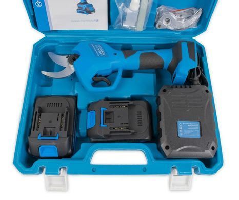 Секатор аккумуляторный  Kraissmann 25 AGS-BL 20 MP (20В, &Oslash;25 мм, бесщёточный мотор, 2АКБ, кейс) 4207004 фото