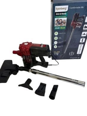 Ручной вертикальный пылесос Rainberg RB-2265 2500W с HEPA-фильтром для сухой уборки NRB2265 фото