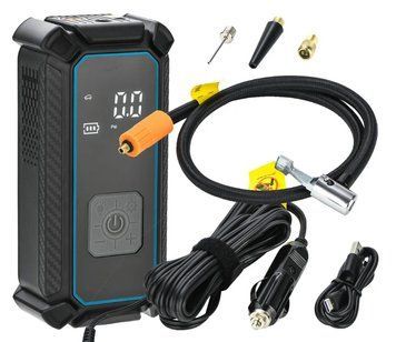 Компресор портативний акумуляторний KRAISSMANN TRF 121 (8,3 бар/120 PSI, USB-C) 2307003 фото