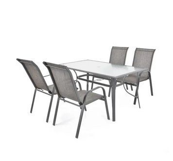 Набор садовой мебели HECHT SOFIA SET 4 нагрузка до 120 кг (стол и Стулья 4 шт) HECHTSOFIASET4 фото