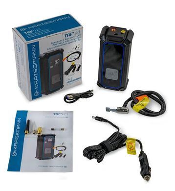 Компрессор портативный аккумуляторный KRAISSMANN TRF 121 (8,3 бар/120 PSI, USB-C) 2307003 фото
