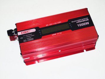 Купити Перетворювач 12V-220V 1000W Інвертор напруги з LCD дисплеєм SEONTV в інтернет-магазині &laquo;Дачник&raquo; &mdash; dachnik.in.ua