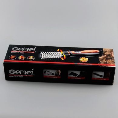 Фен-щітка, стайлер c насадками Gemei GM-4828 з обертовою насадкою GM-4828 фото