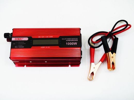 Купити Перетворювач 12V-220V 1000W Інвертор напруги з LCD дисплеєм SEONTV в інтернет-магазині &laquo;Дачник&raquo; &mdash; dachnik.in.ua
