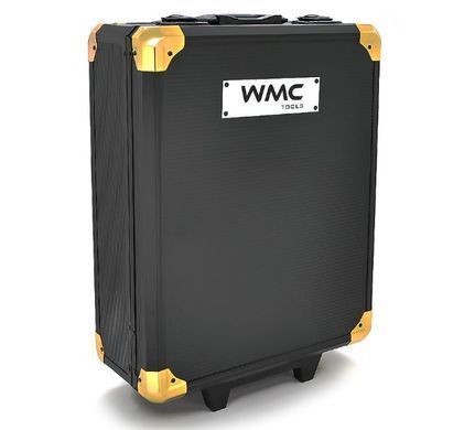 Универсальный набор инструментов WMC TOOLS 408 предметов с трещотками в прочном кейсе для ремонта и обслуживания WMC408 фото