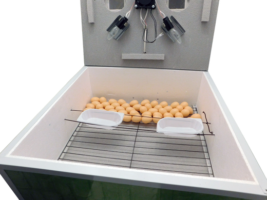 Інкубатор Курочка Ряба на 130 яєць (механічний переворот, вентилятор, цифровий терморегулятор, ТЕН)