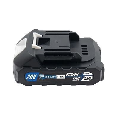 Акумуляторна батарея PROFI-TEC PT2020MP POWERLine 20 В 2.0 А&middot;год Li-ion з індикатором заряду 6390 фото