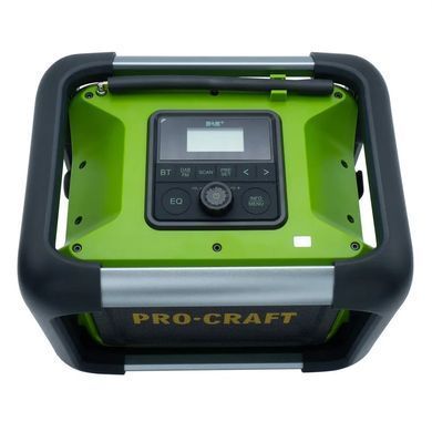 Акумуляторний радіоприймач Procraft PJS20 | Bluetooth 5.3 | 80 Вт | USB | AUX | DAB/FM | IPX3 | без АКБ 30250 фото