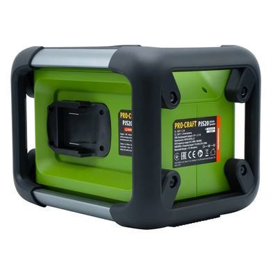 Акумуляторний радіоприймач Procraft PJS20 | Bluetooth 5.3 | 80 Вт | USB | AUX | DAB/FM | IPX3 | без АКБ 30250 фото