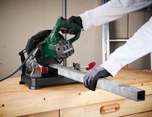 Купити Торцювальна пила по металу PARKSIDE PMTS 180 C3 (1280 Вт, диск 180 мм, глибина 50 мм) Parkside в інтернет-магазині &laquo;Дачник&raquo; &mdash; dachnik.in.ua