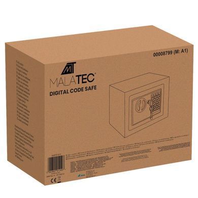 Электронный сейф MALATEC S8799 (кодовый замок, ключ, размеры 23x17,5x17 см) S8799 фото
