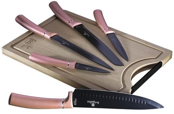 Набор ножей 6 предметов Berlinger Haus I-Rose Edition BH-2554