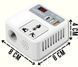 Автомобільний інвертор Car Power 150W 12V&ndash;220V &bull; Перетворювач напруги від прикурювача 12V у 220V з 2 USB, Type-C PD та дисплеєм