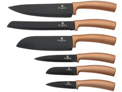 Набор ножей 6 предметов Bronze Titan Collection Berlinger Haus BH-2392
