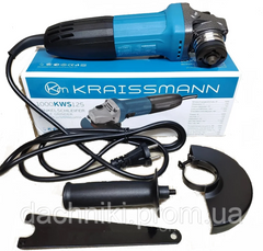 Углошлифовальная машина (Болгарка) Kraissmann 1000-KWS-125 EC (плавный пуск,поддержка и регулировка оборотов)