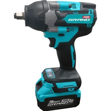Аккумуляторный гайковерт Grand АГ-800UBL BRUSHLESS (2 АКБ-4Ah, кейс , набор насадок) GRAG800UBL фото