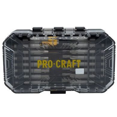 Набір біт Procraft BS37 &mdash; 37 шт., сталь S2, PH/PZ/Torx/Hex, з тримачем і адаптерами 37 фото