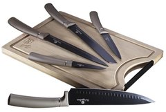 Набор ножей 6 предметов Berlinger Haus Metallic Line Carbon Edition BH-2555